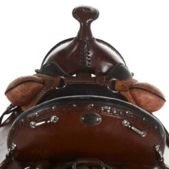 NRS Used 17in Double Creek Henry Miller Trail Saddle 7 NRS Used 17in Double Creek Henry Miller Trail Saddle -Western Cowboy Equipment 05 078T 2