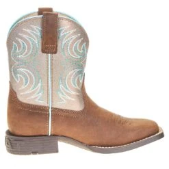 Ariat Youth Metallic Bronze Cowboy Boot -Western Cowboy Equipment 10038443 4