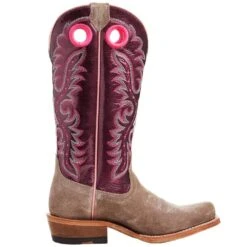 Ariat Women's Futurity Smokey Roughout/ Wine Patent 13 In Top Boot -Western Cowboy Equipment 10047069 04