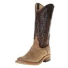 Anderson Bean Men's American Distressed Buffalo 13in. Chocolate Mad Cat Top Crepe Sole -Western Cowboy Equipment 108534 default l