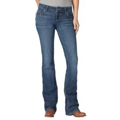 Wrangler Women's Retro Sadie Low Rise Bootcut Jeans -Western Cowboy Equipment 112321498 01