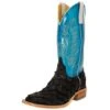 Anderson Bean Men's Matte Black Bass Boots 13in. Blue Luster Top Boot 2 Anderson Bean Men's Matte Black Bass Boots 13in. Blue Luster Top Boot -Western Cowboy Equipment 115095 default l