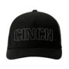 Cinch Black Logo On Black Flex Fit Cap -Western Cowboy Equipment 148392 default l