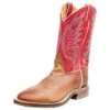 Tony Lama Men`s Brayden Cedar Brown 11in. TImeless Red Top Round Toe -Western Cowboy Equipment 148666 default l