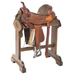 Western Cowboy Equipment 21 NRS Used 13.5in Double J Pozzi Pro Barrel Saddle