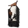 Rockin` Y Saddlery Adult Hair-On Cowhide Leather Chinks -Western Cowboy Equipment 149224 default l