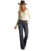Rock & Roll Denim Women's High Rise Dark Wash Trouser -Western Cowboy Equipment 149888 default l