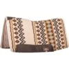 Classic ESP Blanket Top Contoured 32x34 Saddle Pad Cream/Coffee -Western Cowboy Equipment 150581 default l
