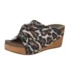 Corkys Footwear Women`s Corky's Cheerful Gold Cheetah Wedge -Western Cowboy Equipment 153284 default l