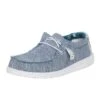 Heydude Men`s Hey Dude Wally Sox Ice Grey Casual Shoe -Western Cowboy Equipment 153905 default l