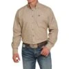 Cinch Men's Tan Long Sleeve Button Down -Western Cowboy Equipment 155255 default l