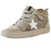 Shu Shop Ladies Gold Glitter Paulina High Top Casual Shoe -Western Cowboy Equipment 157200 default l