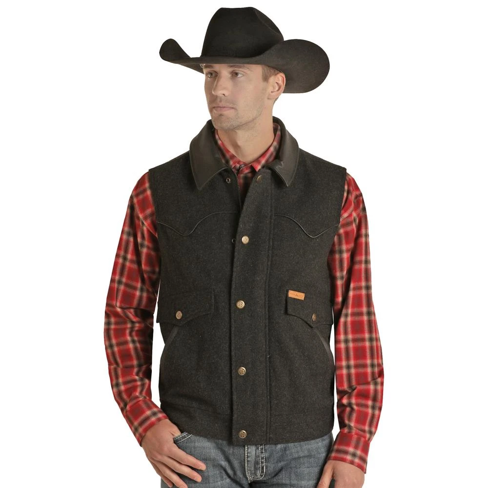 Panhandle Men's Panhandle Wool Vest 3 Panhandle Men's Panhandle Wool Vest
