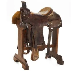 Western Cowboy Equipment 38 NRS Used 16in Bron Billy's Team Roper