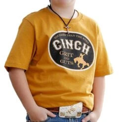 Cinch Boy' S Grit And Guts Tee