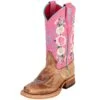 Macie Bean Boots Kids Honey Bunch-Rose Lizard Top Boot -Western Cowboy Equipment 16559 default l