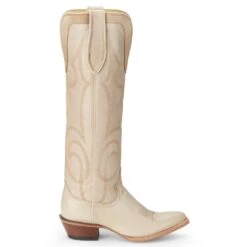 Justin Boots Women's Vintage Verlie Vanilla 17 In Top Round Toe Cowgirl Boot