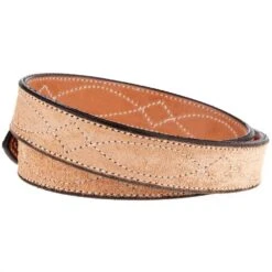 Texas Saddlery Men's Rough Out Figure Eight Stitch Belt -Western Cowboy Equipment 1W29 2