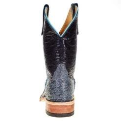 Anderson Bean Women's Denim Full Quill Ostrich 10 In. Black Embossed Top Cowgirl Boot 10 Anderson Bean Women's Denim Full Quill Ostrich 10 In. Black Embossed Top Cowgirl Boot -Western Cowboy Equipment 330762 3