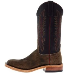 Anderson Bean Men's Ride Ready Tan Safari Cape Buffalo Black Buffamonte -Western Cowboy Equipment 332420 03