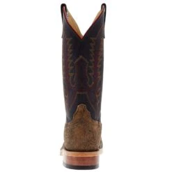 Anderson Bean Men's Ride Ready Tan Safari Cape Buffalo Black Buffamonte -Western Cowboy Equipment 332420 04