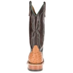 Anderson Bean NRS Ride Ready Women's Cognac Mad Dog Full Quill Ostrich Boots -Western Cowboy Equipment 4076M 3