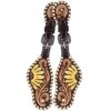 Rafter T Ranch Company Painted Sunflower Kids Spur Straps -Western Cowboy Equipment 92351 default l