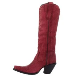 Corral Women`s Red Python 15in. Top Boot -Western Cowboy Equipment A4194 3