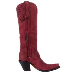 Corral Women`s Red Python 15in. Top Boot -Western Cowboy Equipment A4194 5