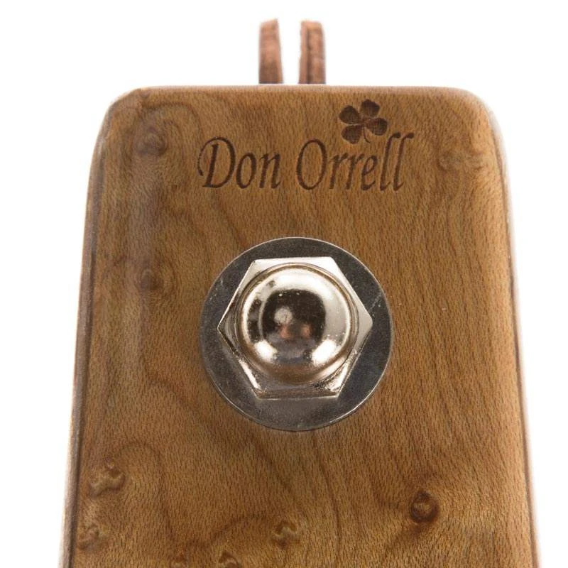 Don Orrell Birds Eye Maple 3in. Angled Roper Stirrup 4 Don Orrell Birds Eye Maple 3in. Angled Roper Stirrup - Image 2