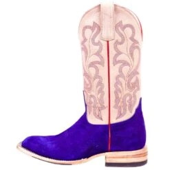 Macie Bean Women's Top Hand Bean Purple Suede Cowgirl Boot -Western Cowboy Equipment M2026 3