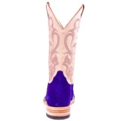 Macie Bean Women's Top Hand Bean Purple Suede Cowgirl Boot -Western Cowboy Equipment M2026 4
