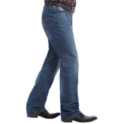 Cinch Men's Medium Wash White Label Jeans -Western Cowboy Equipment MB92834040 21
