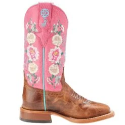 Macie Bean Boots Kids Honey Bunch-Rose Lizard Top Boot -Western Cowboy Equipment MK7047 4
