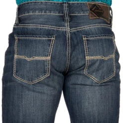 Rock N Roll Cowboy Mens N Double Barrel Relaxed Fit Straight Leg Jeans -Western Cowboy Equipment MOS8553 3