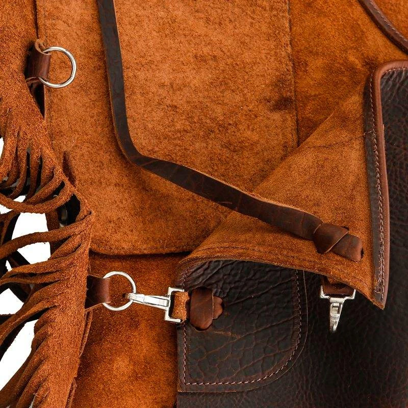 NRS Ranch Hand Brown Oiled Chinks 7 NRS Ranch Hand Brown Oiled Chinks - Image 5