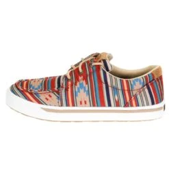 Twisted X Men's Hooey Exclusive Red Fiesta Aztec Loper Casual Shoe -Western Cowboy Equipment SMUMHYC04 2