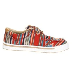 Twisted X Men's Hooey Exclusive Red Fiesta Aztec Loper Casual Shoe -Western Cowboy Equipment SMUMHYC04 4