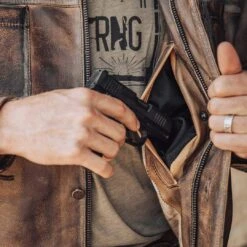 STS Ranch Wear Men's Jesse James Leather Jacket STS6565 -Western Cowboy Equipment STS6565 2