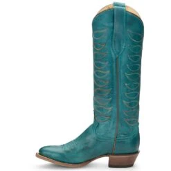Justin Boots Women's Whitley Vintage Turquoise Justin Cowgirl Boots -Western Cowboy Equipment vn4460 2